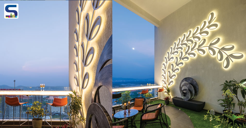The wall art is carved in MS fabrication and finished in matte PU coat.