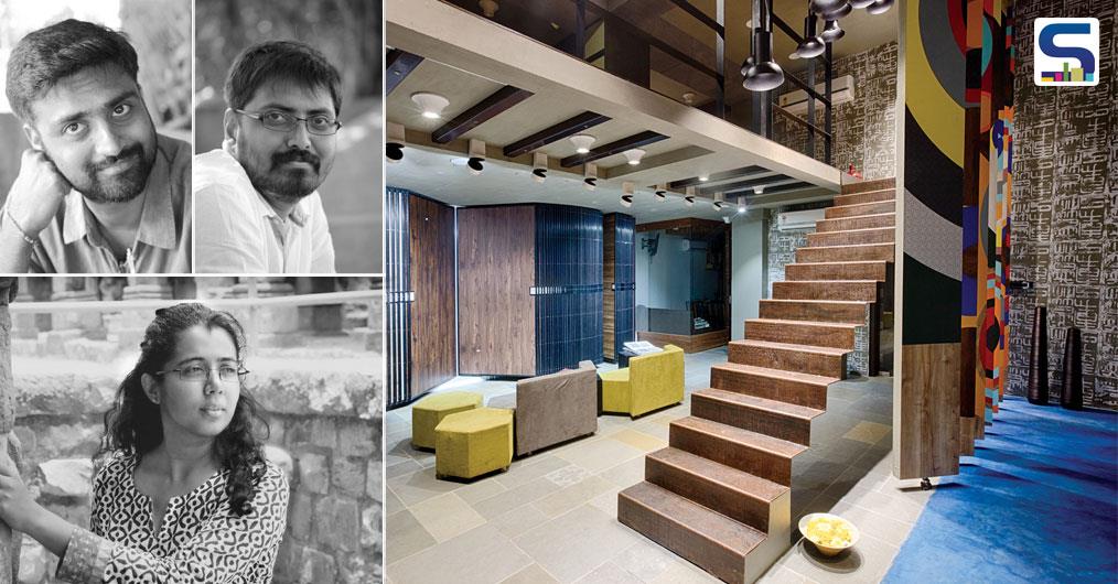 The earthy material palette with Kotah stone and magical metal Corten steel gave the showroom an artistic feel, increasing the brand image.
