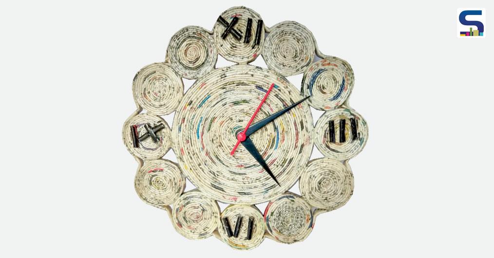 India’s heritage art have found its way to your walls in the form of these gorgeous clocks. Manufactured by Craftpreneur, these beautiful clocks are made from 100% Recycled Newspaper.