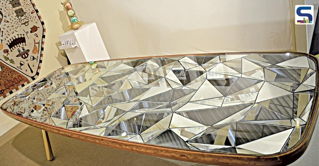 Kaleidoscope Table A Mirrored Table Where The Family Likes To Come Together