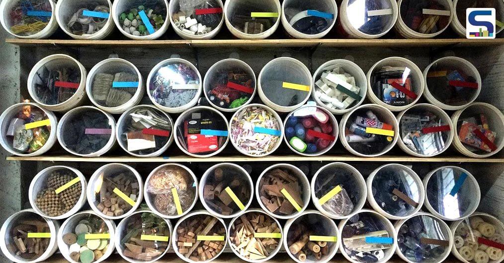 Dhara explained the possibilities we have with scrap by showcasing various projects done through her firm- Studio Alternatives.