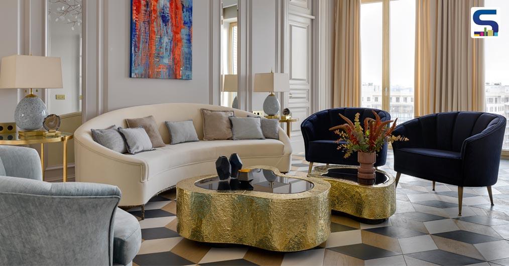 Brought to the imponent city of Moscow in Russia, Covet House has incorporated in this apartment a fine selection of the most illustrious products from Boca do Lobo, Brabbu and Luxxu.
