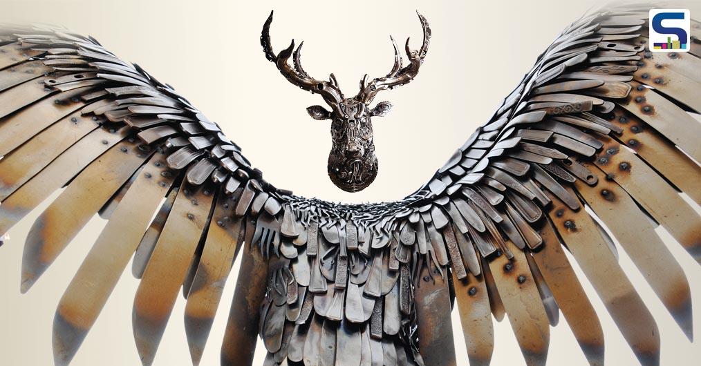 Alan Williams is a metal artist & sculptor based in the UK. His pieces are mostly made from found and reclaimed metal. Even as a child he would create fantastical hybrid creations using old broken toys and a tube of superglue.