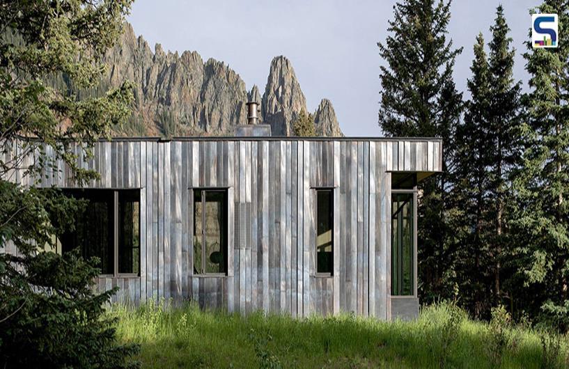 Stunning Patinated Copper Panels on the Facade of a Colorado Mountainside Home | CCY Architects