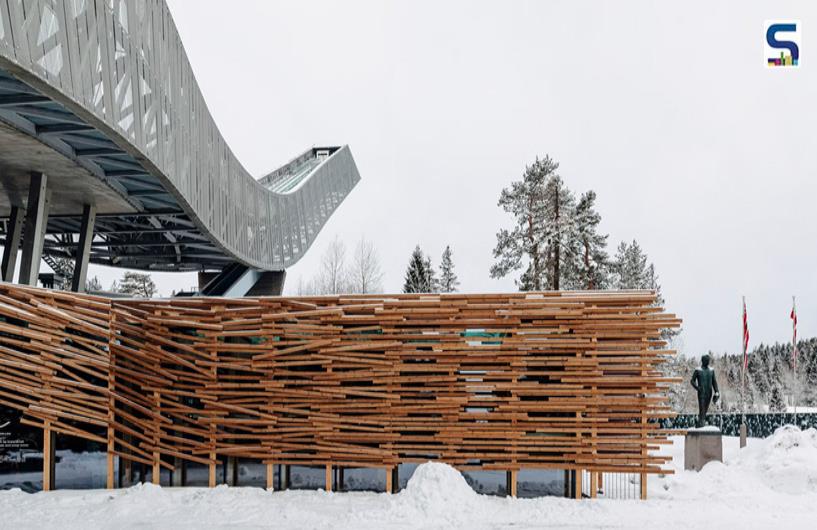 Snohetta Adds Glass and Pine Wood Extension to the Oldest Ski Museum | Skimuseet