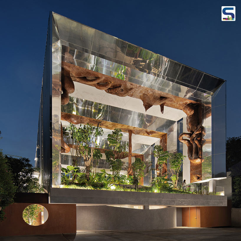 A Facadeless Building in Indonesia Transforming Spaces with Reflections and Views | Research Artistic Design + architecture (RAD+ar)