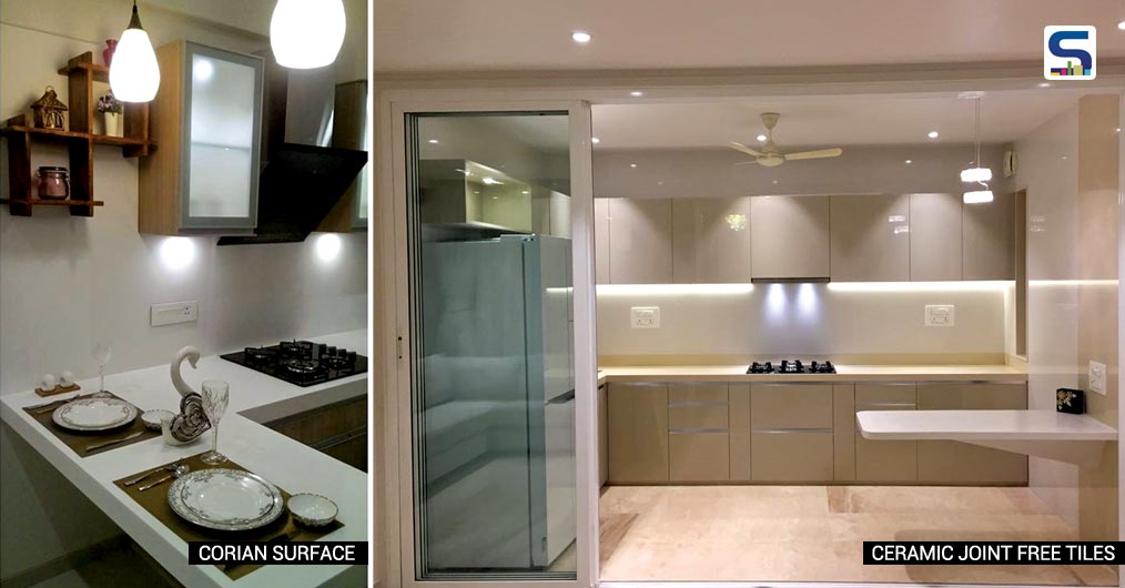 “Countertops often dictate the backsplash color and style, and it’s an opportunity to be creative”, says Ar. Milind Pai. In the early years, backsplashes were often colorful with graphics adorning 4×4 ceramic or mosaic tiles. With time, they have undergone many changes.