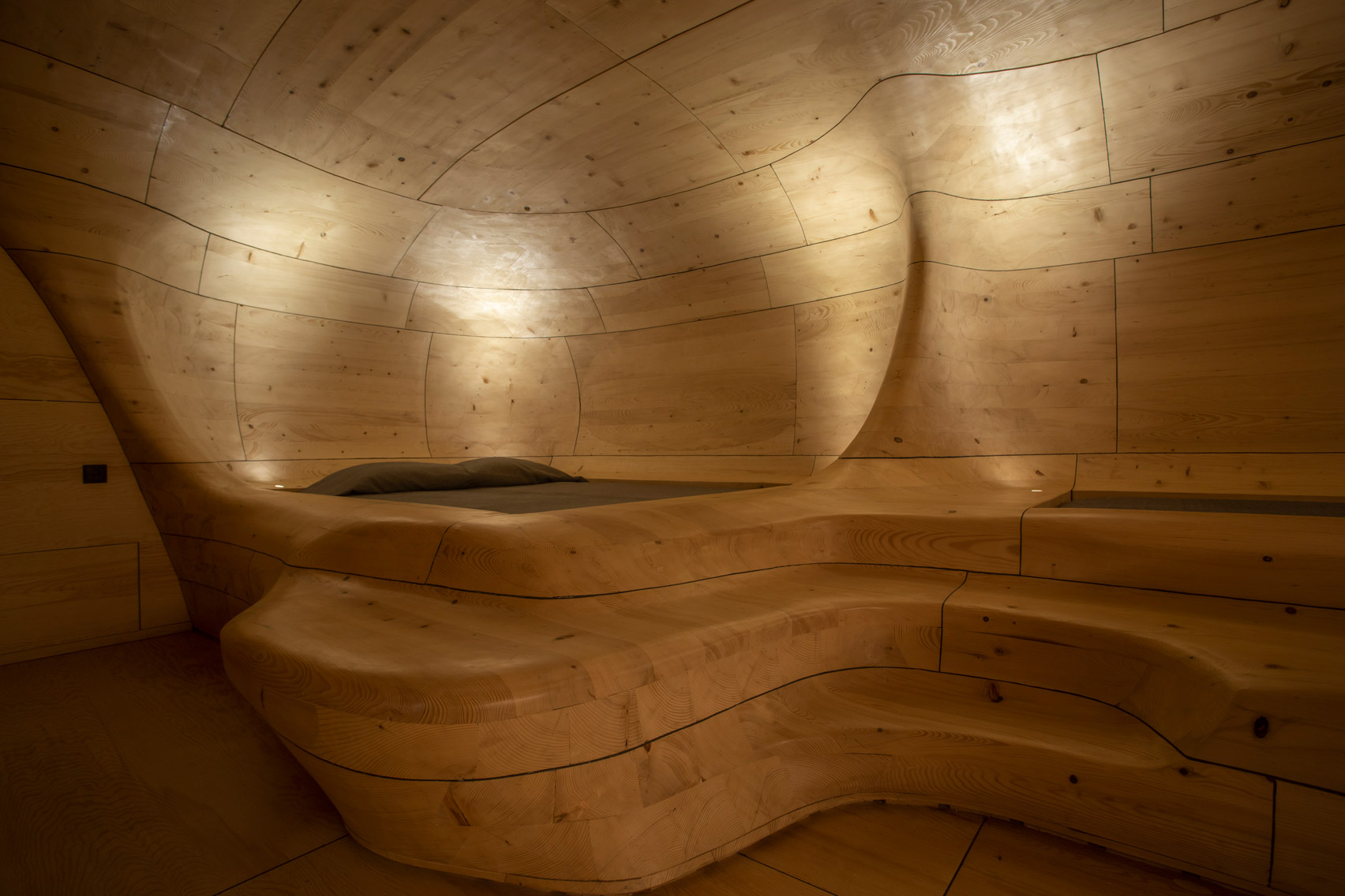 wooden cave