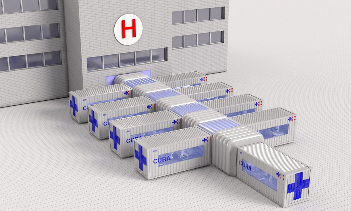 shipping container hospital