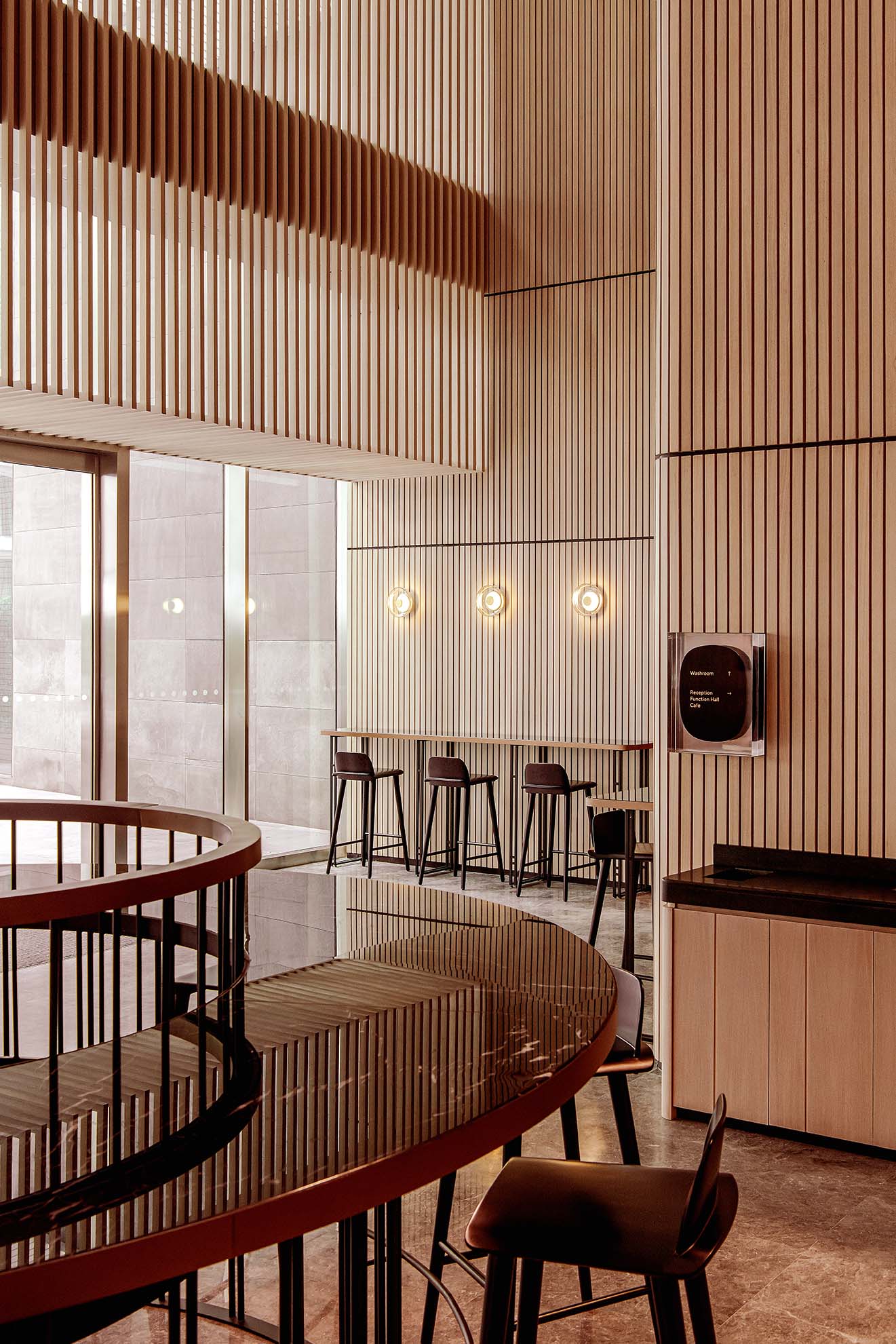Grey Granite Café Counter