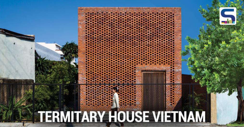 The structure of the house include many layers which are brick walls with holes arranged randomly like a termitary together with the large inter-fl oor space. Th ose holes are considered as vents help the wind rotate inside the house and allows breeze and light get to all corners in the house, creat