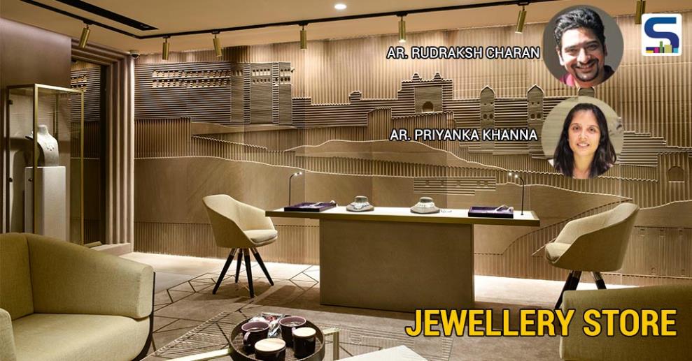 Going by the brand’s tagline ‘Crafted for Eternity’ and their USP ‘Modern Meenakar’, 42mm designed the store as a reflection of their brand. Jaipur – being their homeland provided them with the perfect opportunity of blending traditional with the modern.