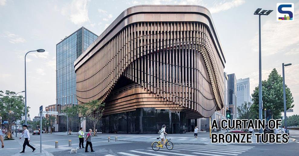 The Bund Finance center of China, Shanghai is a landmark for the city, thanks to its strategic positioning and unique curtain façade. Foster + Partners and Heatherwick Studio in collaboration designed The Bund.