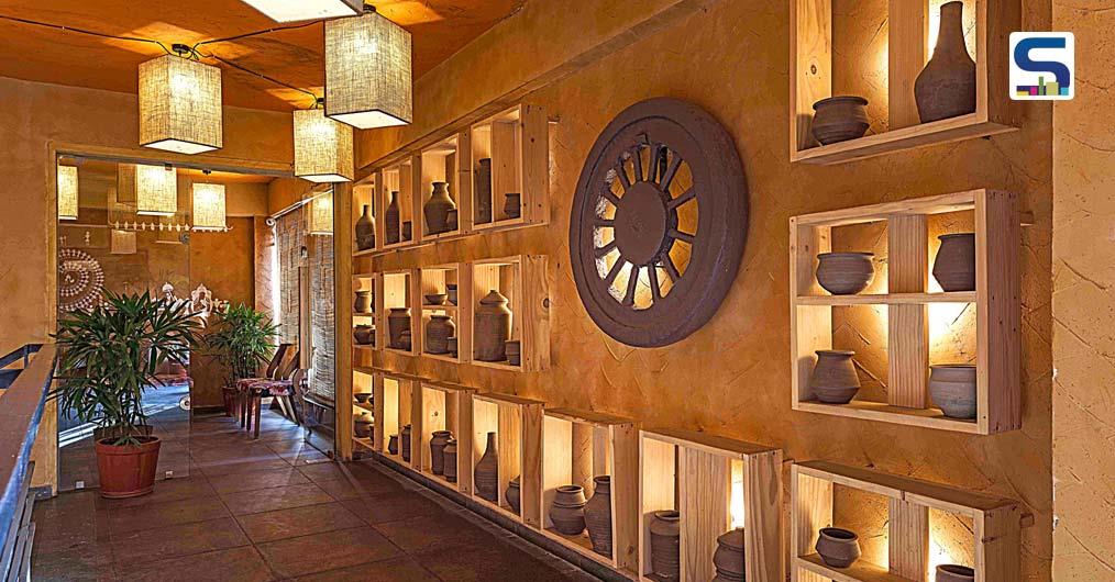 Ahmedabad-Based Architecture Firm Created A Restaurant From Clay, Jute, and Other Organic Materials