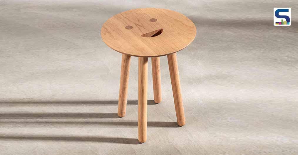 A Carbon-Negative Smile Stool By Spanish Designer Jaime Hayon