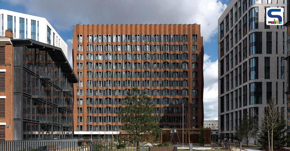 This 13-Storey Residential Building in Moscow Features Fascinating Wavy Brick Facade | SPEECH