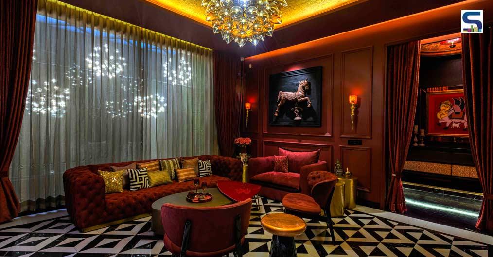 Dark Interior Design Done Right in This Capacious 15,718 square feet Jaipur Home Fashioned by Design Atelier