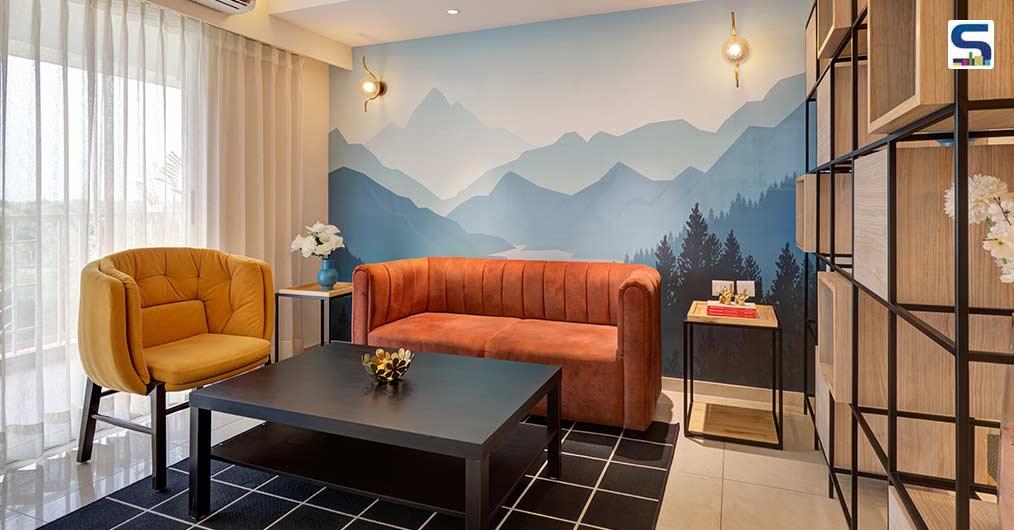 Studio Bipolar Designs A Colourful, Cosy and Lively Visitors Lounge in Jaipur for Young Families | Ashiana Umang