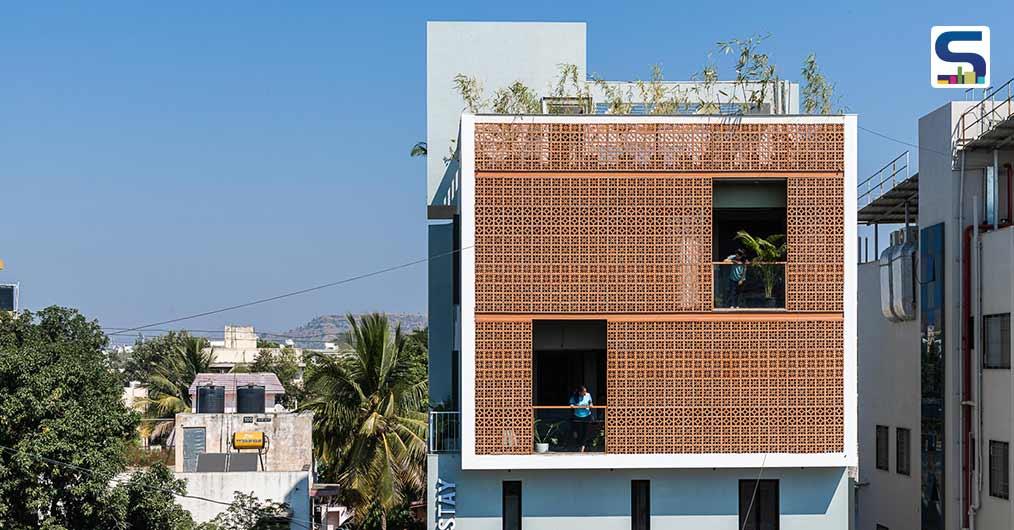 Impressive Terracotta Jaali Screen Acts As Passive Cooling Device For The Lattice House | Maharashtra | The Design Alley