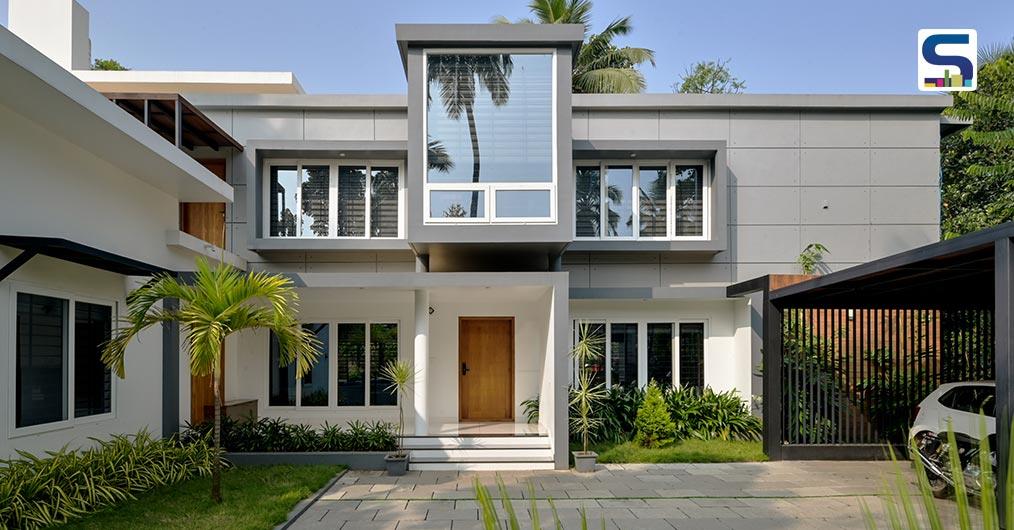Clean lines and Large Volumes Set The Tone For This Minimalist Home in Kerala | Anas.Shameem Architects