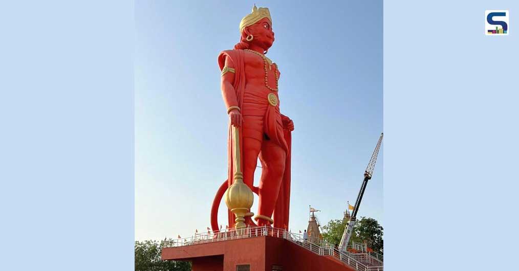 PM Modi Unveils 108 Ft Statue of Hanuman in Gujarat