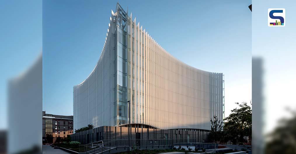 Anti-Smog Ceramic Fins Cover The Facade of This IceBerg-Shaped Hospital in Milan | Mario Cucinella Architects