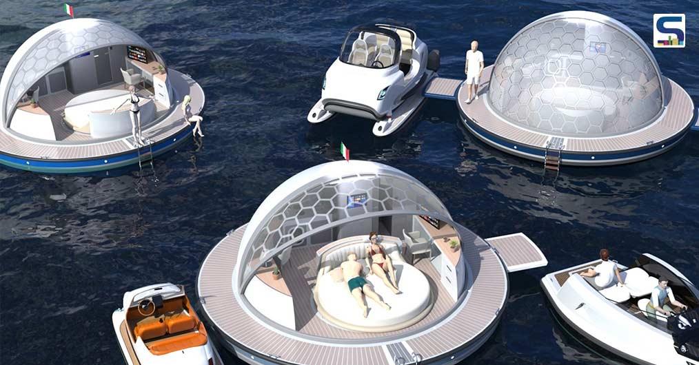 Italian Designer Creates Solar-Powered Floating Pods That Are Equipped With GPS capabilities