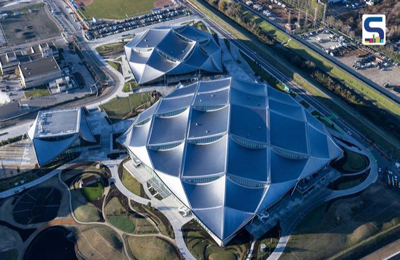 Dragon Scale Photovoltaic Panels Cover The Google Campus Designed in California’s Silicon Valley By BIG and Heatherwick