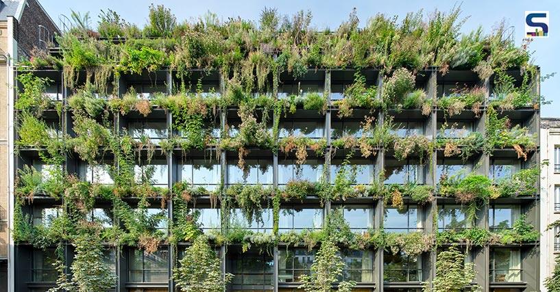 Vertical Garden Wraps the Steel-Clad Facade Of This Hotel | Paris | Triptyquein