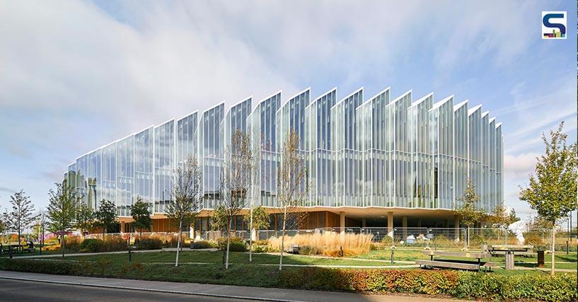 Fluttering Glass Facade and A Jagged Roof Inform This  Building Designed For A Pharmaceutical Company in Cambridge | Herzog & de Meuron