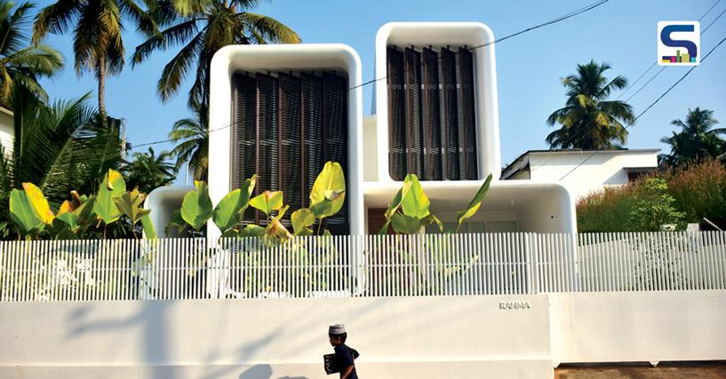 A Facade in Kerala Inspired by Tetris Game