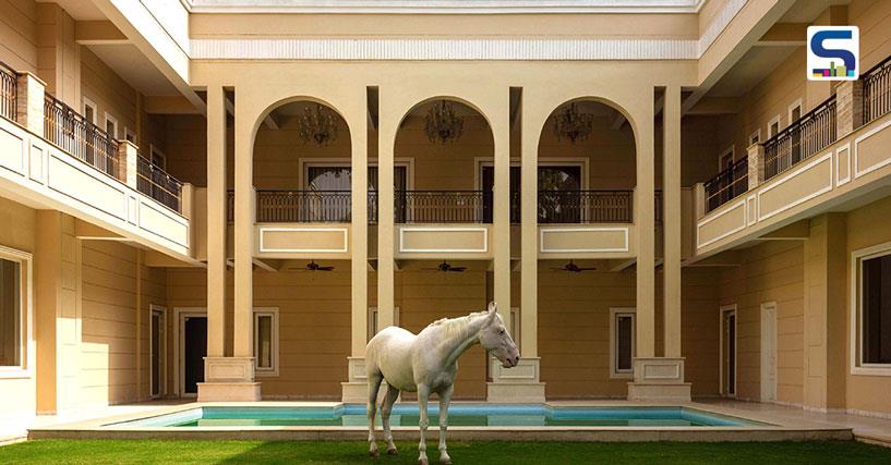 A Lavish 11-Bedroom Farmhouse in Delhi Designed Around A Courtyard | Design Ethics Architecture Studio