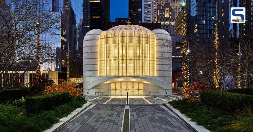 The St Nicholas Greek Orthodox Church, which replaces the 19th-century church that was smashed in the 9/11 attack, has lit up for the first time over 20 years after that dreadful day.