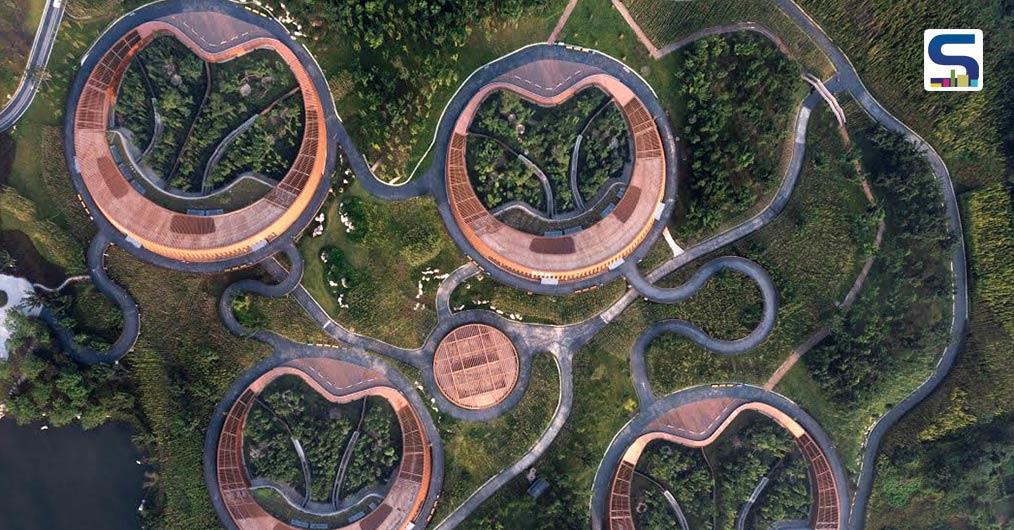 4 Ring-Shaped Panda Pavillions By EID Architecture Converges Architecture, Landscape And Land Art