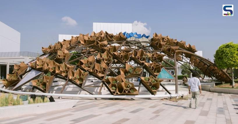 Innovative Use of Clay, Mycelium, Date Palm Waste, and Recycled Fabric in Cohabitation Pavilion Design | Pillars of Sustainability | Tarabot | UAE