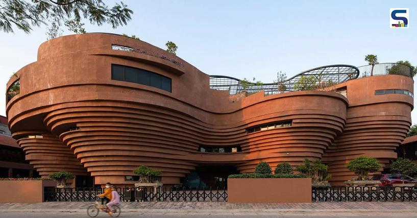 Innovative Canyon-Like Shape of Bat Trang Pottery Museum by 1+1>2 Architects, Inspired by the shape of potters wheels