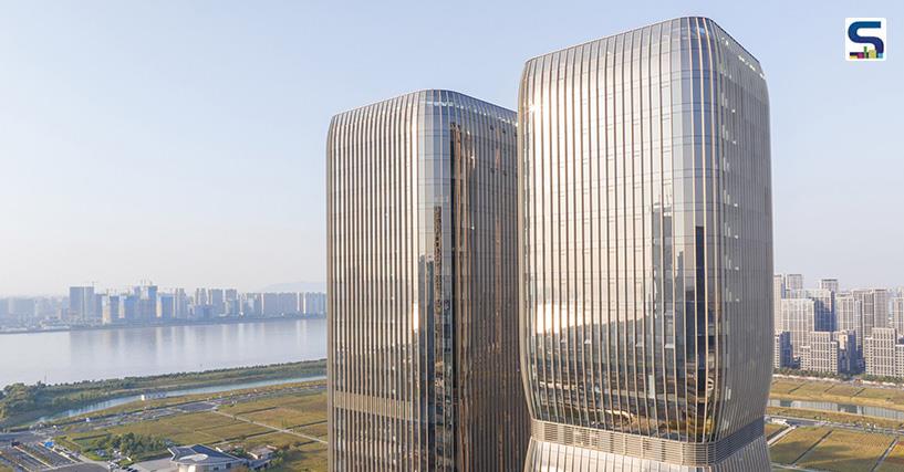 Lotus-Inspired Skyscrapers with Aluminum and Glass Facades in China | Aedas