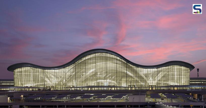 Undulating Roof Covers The Zayad International Airport in Abu Dhabi Designed by KPF