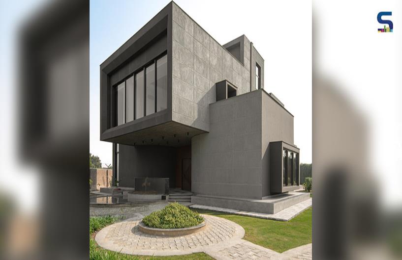 Brutalist Exteriors Meet Tranquil, Warm Interiors in Bageecha Farmhouse | The Melange Studio | Vrindavan