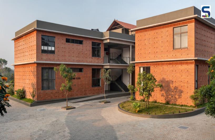 Bengalurus Striking National School of Business Complex is a Unique Blend of Raw Concrete and Exposed Brick | HabitArt Architecture Studio