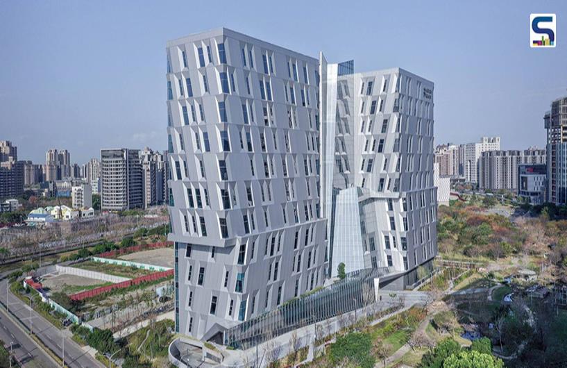 Parametric Window Patterns in Taiwans Biomedical Building | JJP Architects and Planners