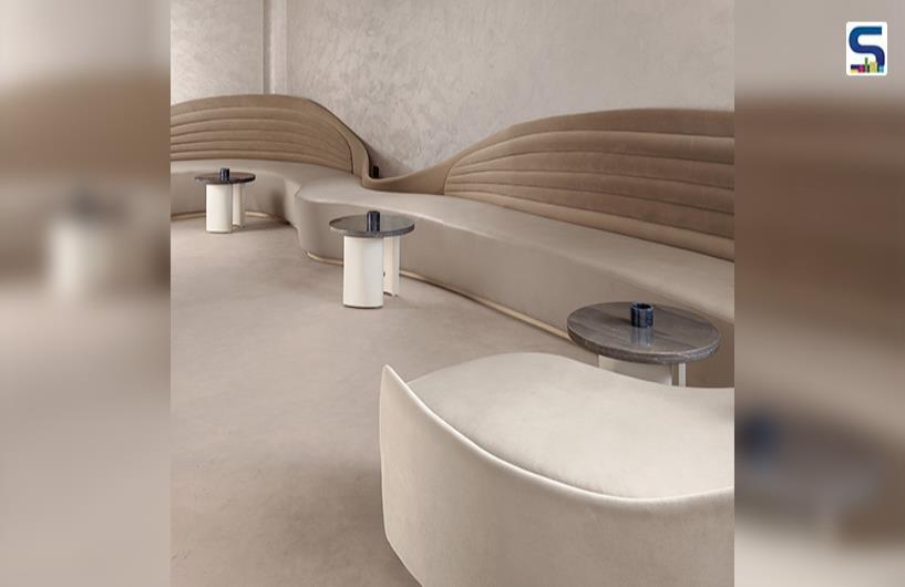 A Chic Office in Serene Neutrals and Minimalist Design |Chhattisgarh | Azure Interiors