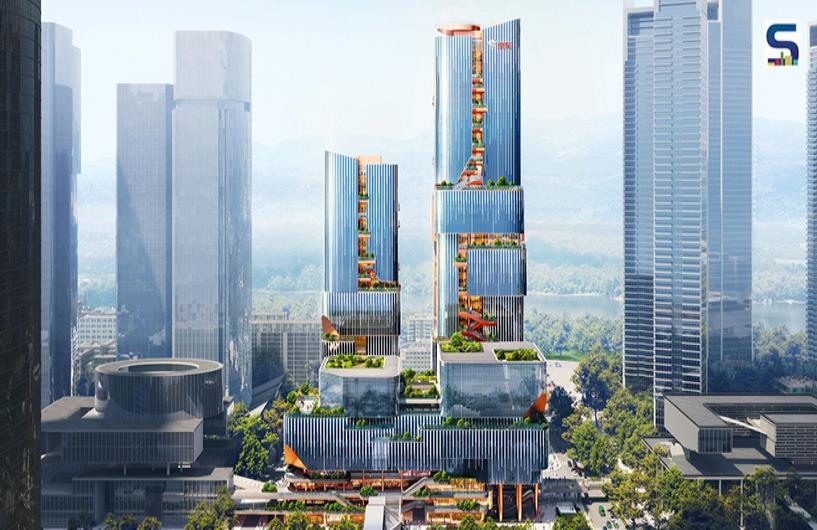 Büro Ole Scheeren Unveils Design for JD.coms New Shenzhen Headquarters | China