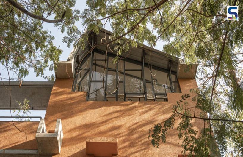 Kota Stone, Terrazzo, and Wood Unite in Architect’s Own Home + Studio in Ahmedabad | Terra Firma Architects