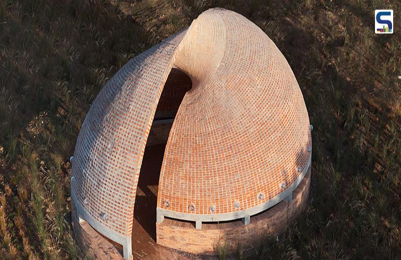 Twisted Brick Shell Library in China | HCCH Studio