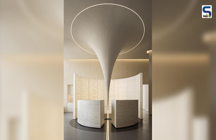 A Project with Serene Canyon Walls and Gravity-Inspired Ceiling Showcasing Innovative Use of Light and Space | China | GODOT DESIGN