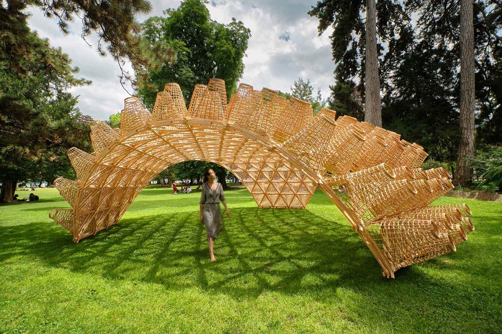 Wicker Mesh Pavilion