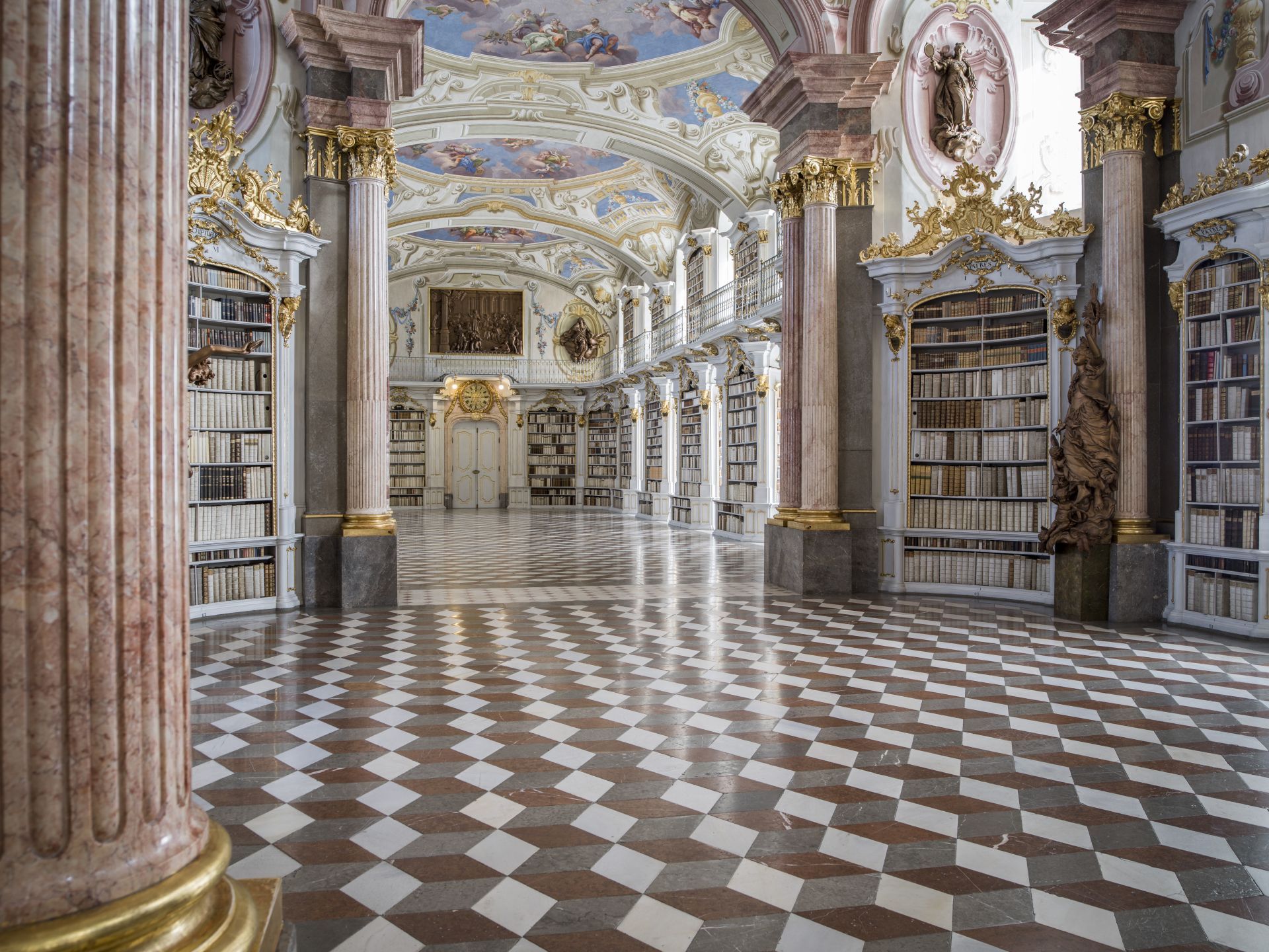 Worlds Largest Monastery Library | Admont Abbey in Austria is the