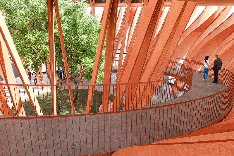 corten steel exterior