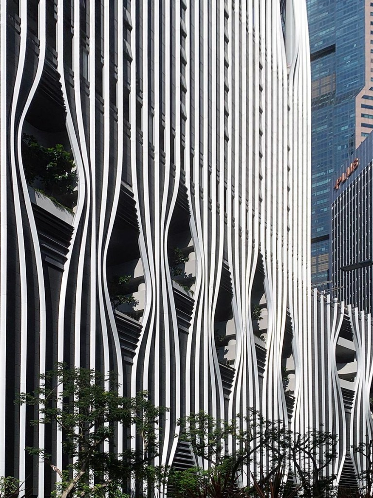 Straight Facade Designs | CapitaSpring- Carlo Ratti Associatis Tower of ...